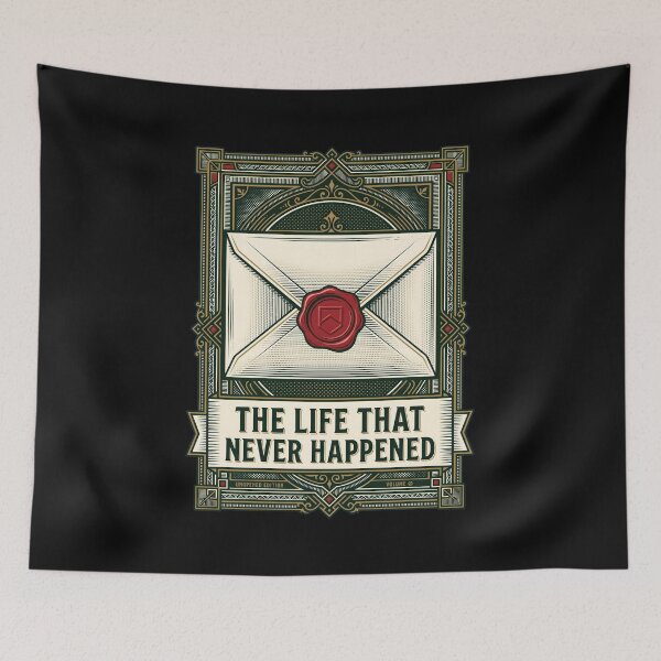 Item preview, The Life That Never Happened Vintage Envelope Book Cover designed and sold by SplashTastic.