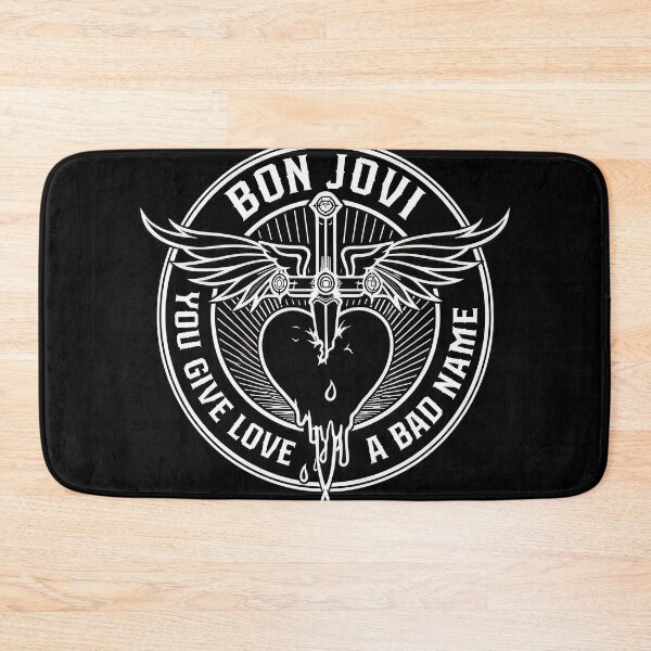 Item preview, Bons Jovis You Give Love A Bad Name Heart Rock Band  designed and sold by XanDuriCatcute.