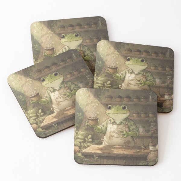 Item preview, Frog Barista Who Spelled Your Name Wrong designed and sold by PictorialWhimsy.