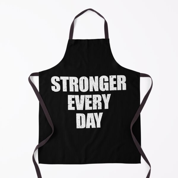 Item preview, Stronger Every Day - Workout Gym Motivational Quote designed and sold by xelkaiory.