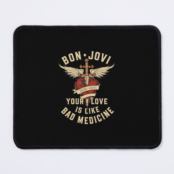 Item preview, Bons Jovis Your Love Bad Medicines Heart Wings designed and sold by XanDuriCatcute.