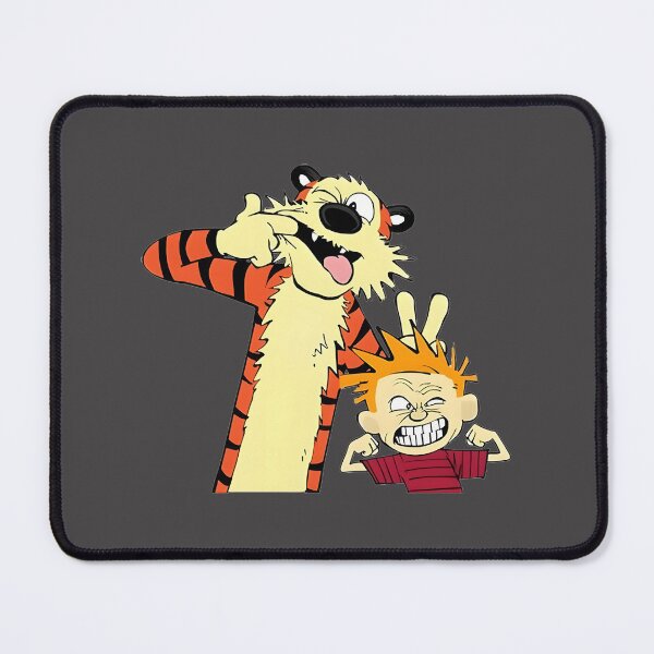 Item preview, Boy And Tiger Philosophical Comic Art - Nostalgic Existential Humor Illustration | Perfect Gift For You And Friends designed and sold by CgBubble.