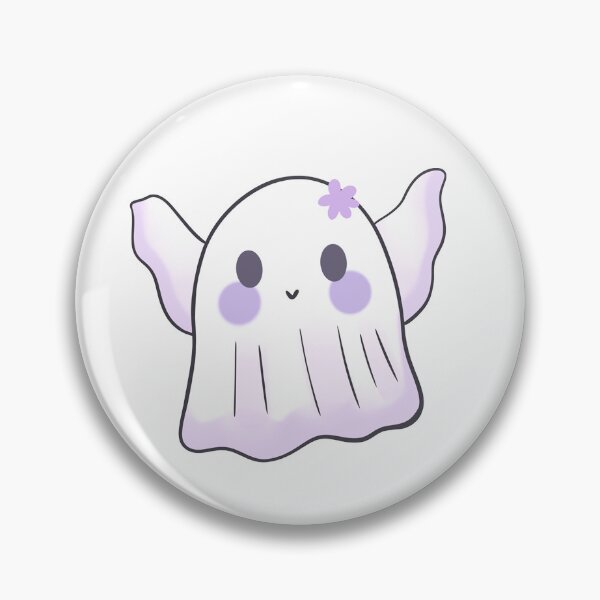 Item preview, Cute Hand Drawn Flower Ghost Halloween designed and sold by Porpor Artwork.