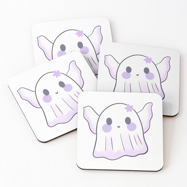 Item preview, Cute Hand Drawn Flower Ghost Halloween designed and sold by Porpor Artwork.