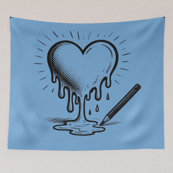 Item preview, Melting Heart – When Emotions Become Art designed and sold by Catfcreations.