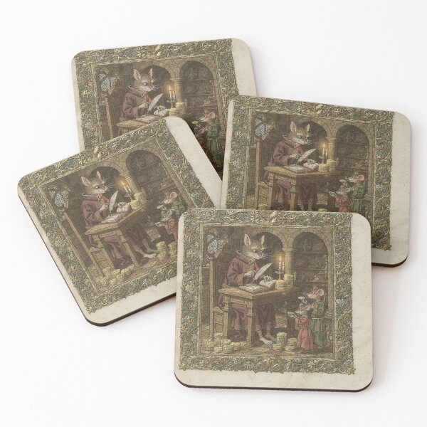 Item preview, Medieval Cat Tax Collector designed and sold by PictorialWhimsy.