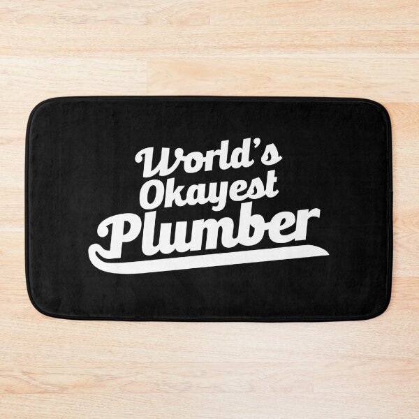 Item preview, World's Okayest Plumber - Typographic Design 2.0  designed and sold by Vector-Artist.