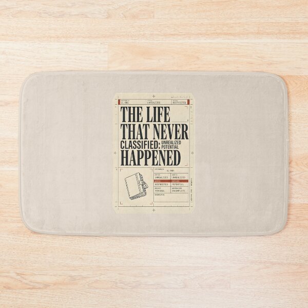 Item preview, Classified Unrealized Potential Specimen Archive Label designed and sold by SplashTastic.