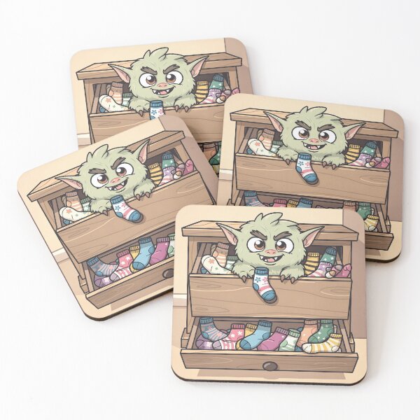 Item preview, Cryptid Field Guide: The Sock-Drawer Gremlin designed and sold by PictorialWhimsy.
