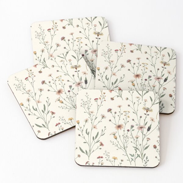 Item preview, Soft Meadow Wildflower Seamless Floral Print designed and sold by IntelliMindDesigns.