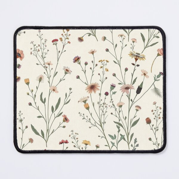 Item preview, Soft Meadow Wildflower Seamless Floral Print designed and sold by IntelliMindDesigns.