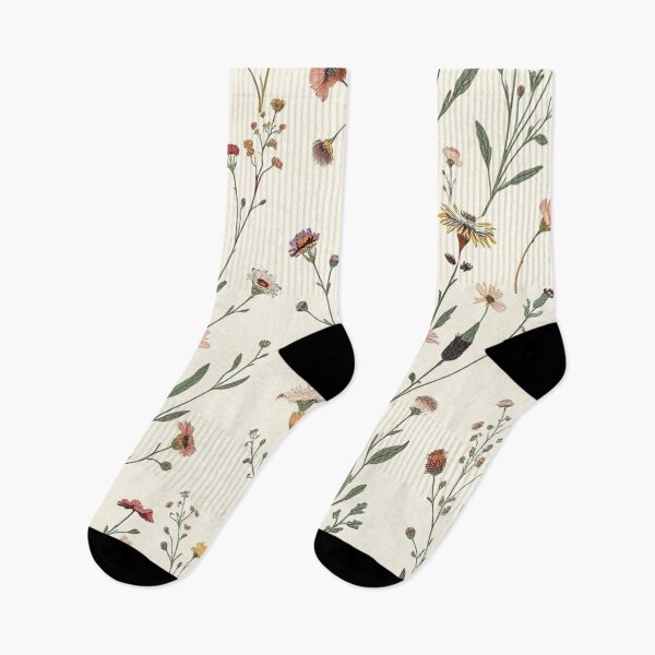 Item preview, Soft Meadow Wildflower Seamless Floral Print designed and sold by IntelliMindDesigns.