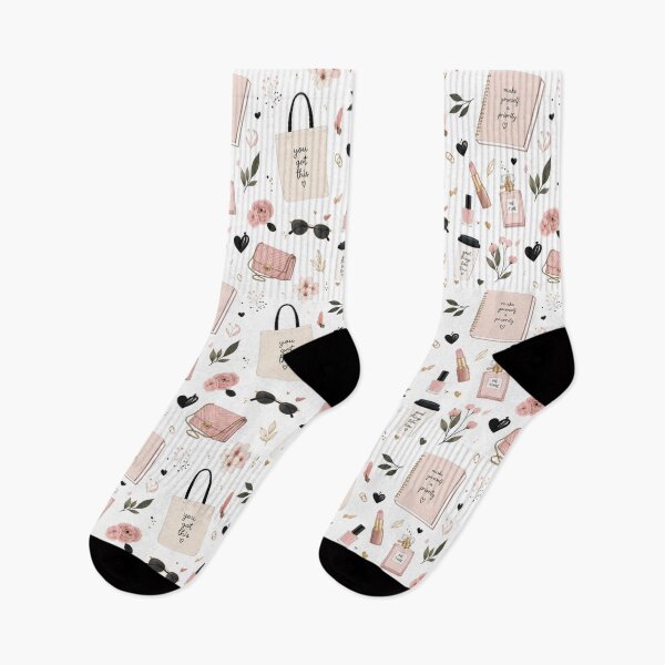 Item preview, Feminine Fashion & Self Care Aesthetic Pattern – Pink Beauty & Lifestyle designed and sold by AMPEXA.
