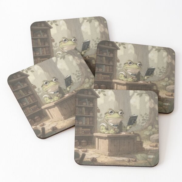 Item preview, Toad Bookshop Owner Recommending Doom designed and sold by PictorialWhimsy.