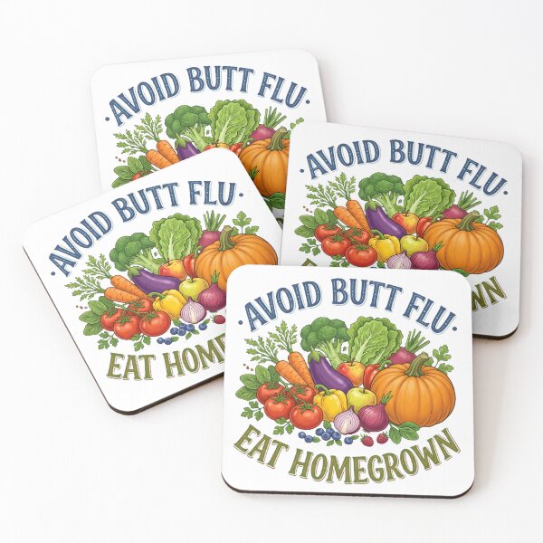 Item preview, Avoid Butt Flu Eat Homegrown designed and sold by The She Shed.
