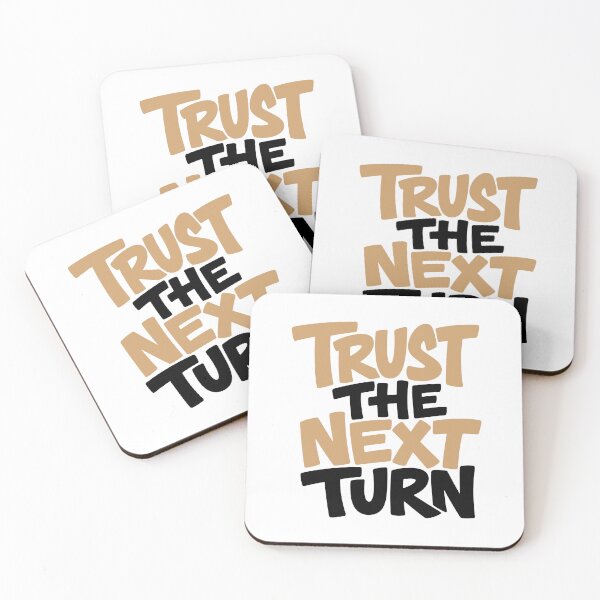 Item preview, Trust the Turn Motivational Quote Graphic designed and sold by markymaarty.