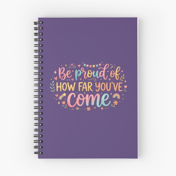 Item preview, Be Proud of How Far You’ve Come – Motivational Self Love Quote designed and sold by WallMuseStudio .