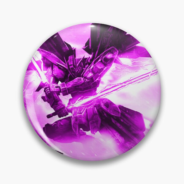 Item preview, pink frame Freedom Gundam seed on space full blast mode attack digital hand artwork designed and sold by sabartgunpla.