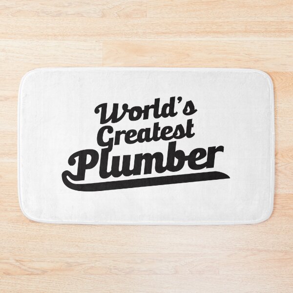 Item preview, World's Greatest Plumber - Typographic Design  designed and sold by Vector-Artist.