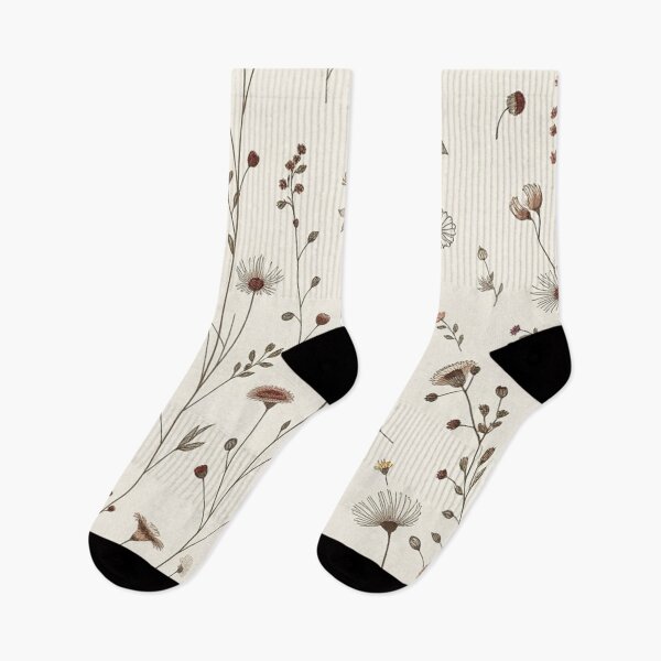 Item preview, Minimalist Delicate Floral Stem Pattern designed and sold by IntelliMindDesigns.