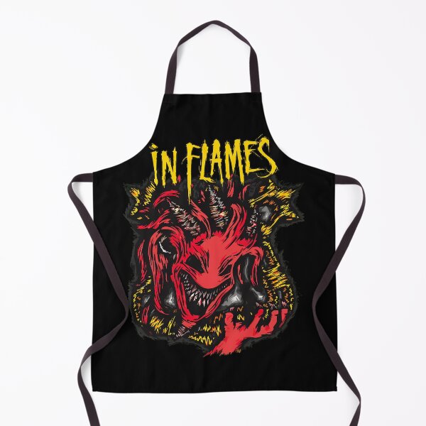 Item preview, IN FLAMESS Demon Monster Heavy Metal Band designed and sold by NolanhartArts.