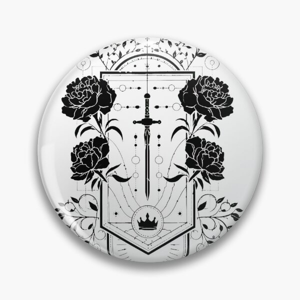 Item preview, DAMOCLESS Sword Crown Gothic Crests  designed and sold by XanDuriCatcute.
