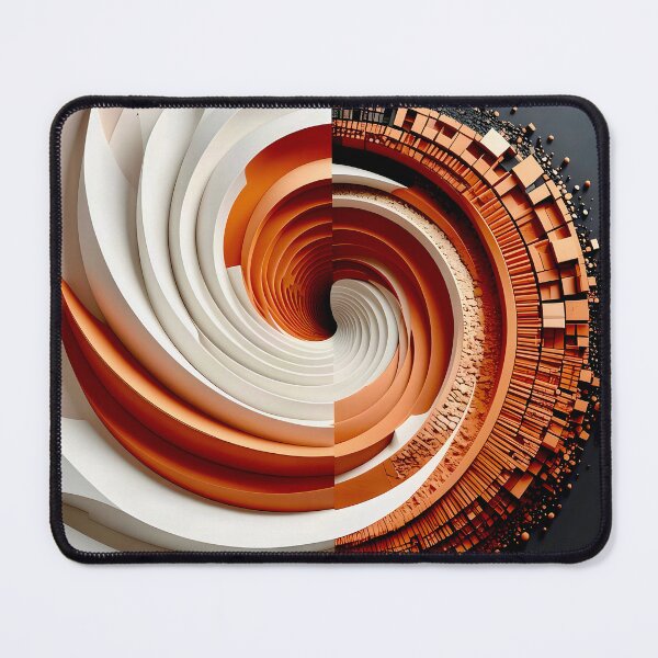 Item preview, Duality of White Plaster and Terracotta Slate designed and sold by Vicky Brago-Mitchell®.