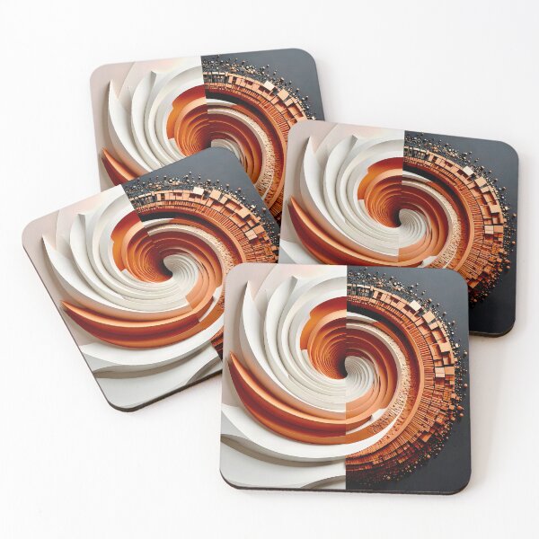 Item preview, Duality of White Plaster and Terracotta Slate designed and sold by Vicky Brago-Mitchell®.