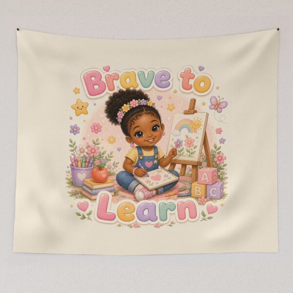 Item preview, Brave to Learn - Bright Roots: Little Scholars designed and sold by QuixoticDigital.