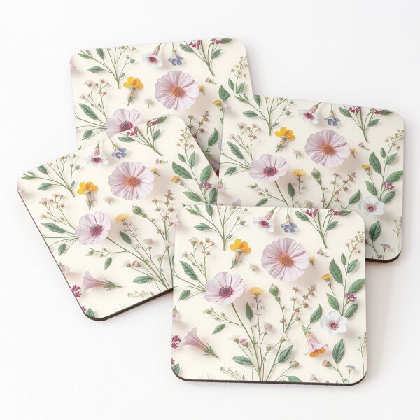 Item preview, Colorful Wild Daisy Floral Seamless Pattern designed and sold by IntelliMindDesigns.