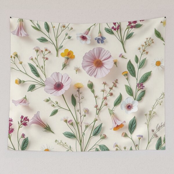 Item preview, Colorful Wild Daisy Floral Seamless Pattern designed and sold by IntelliMindDesigns.