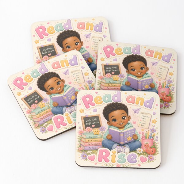 Item preview, Read and Rise - Bright Roots: Little Scholars designed and sold by QuixoticDigital.