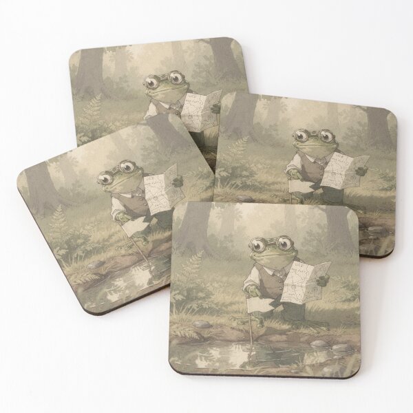 Item preview, Frog Surveyor Who Named Every Puddle designed and sold by PictorialWhimsy.