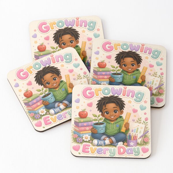 Item preview, Growing Every Day - Bright Roots: Little Scholars designed and sold by QuixoticDigital.