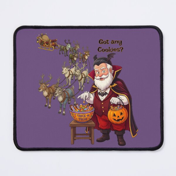 Item preview, Vampire Santa Trick or Treat | Halloween designed and sold by GuildedWordGraphics.