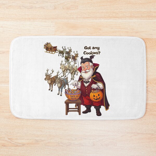 Item preview, Vampire Santa Trick or Treat | Halloween designed and sold by GuildedWordGraphics.