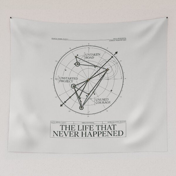 Item preview, Celestial Map Of Unrealized Life Radar Diagram designed and sold by SplashTastic.