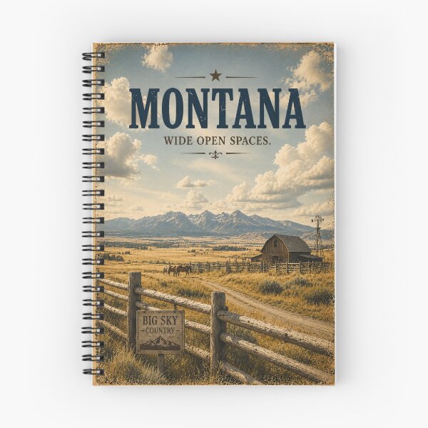 Artikelvorschau, Vintage Montana Big Sky Country entworfen und verkauft von IRYNASHOP.
