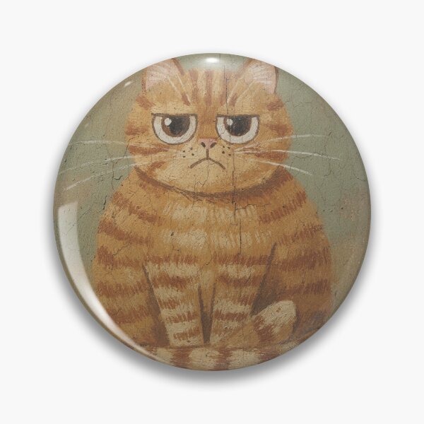 Item preview, Ginger Cat Mid-Loaf Contemplating Chaos designed and sold by PictorialWhimsy.