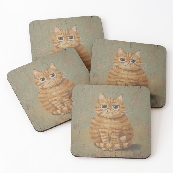 Item preview, Ginger Cat Mid-Loaf Contemplating Chaos designed and sold by PictorialWhimsy.