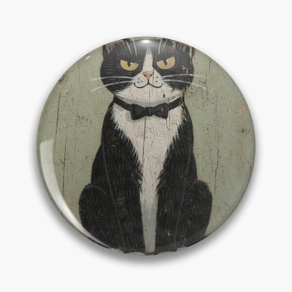 Item preview, Tuxedo Cat Who Clearly Runs This Household designed and sold by PictorialWhimsy.