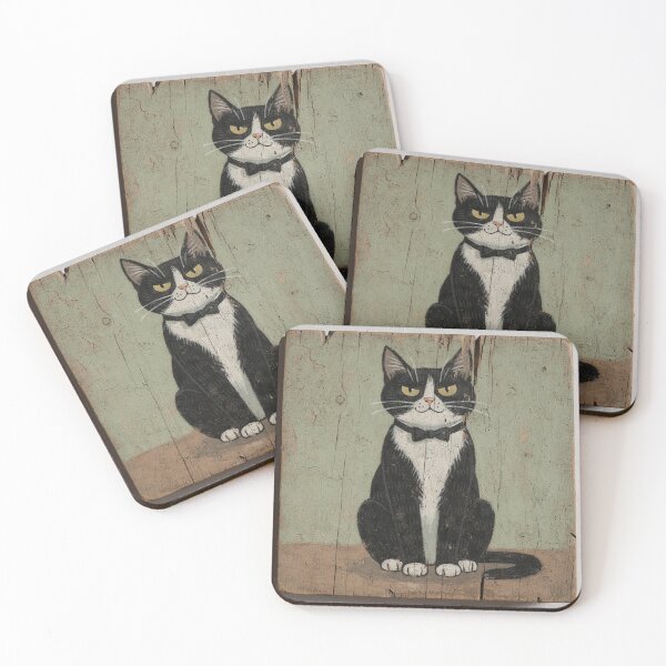 Item preview, Tuxedo Cat Who Clearly Runs This Household designed and sold by PictorialWhimsy.