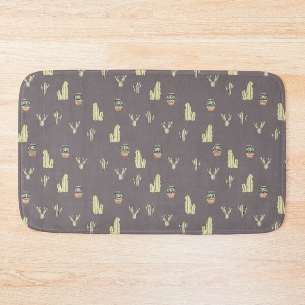 Item preview, Cute Watercolor Cacti and Potted Succulents Plum Purple Pattern designed and sold by svitlaarty.