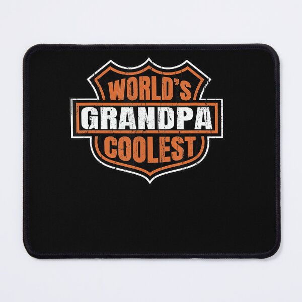 Item preview, World's Coolest Grandpa Motorcycle Badge Design designed and sold by Cody Hernandez.