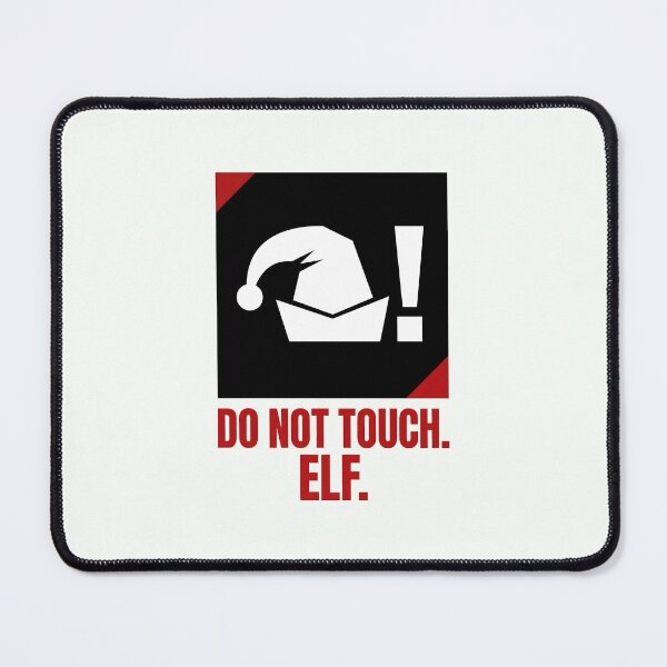 Item preview, Do Not Touch Elf Graphic Caution Sign designed and sold by SplashTastic.