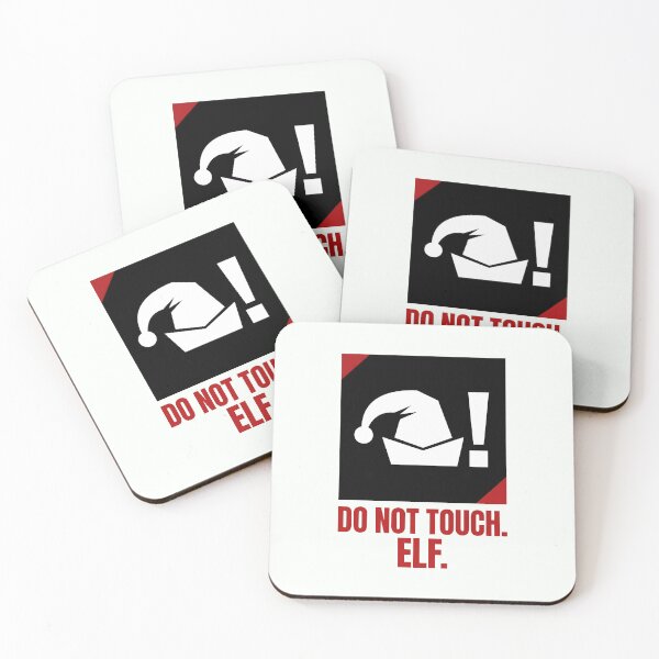 Item preview, Do Not Touch Elf Graphic Caution Sign designed and sold by SplashTastic.