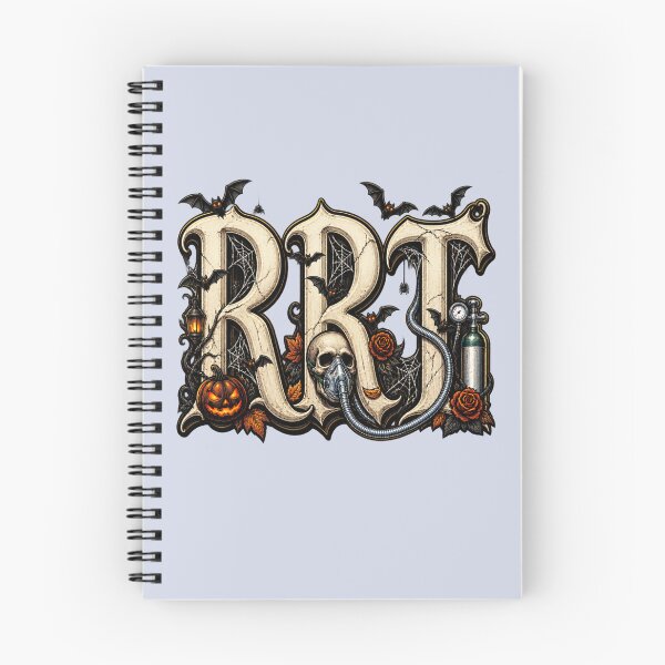 Item preview, RRT Halloween Skull | Respiratory Therapist Gothic Horror designed and sold by ClinicalHubs.