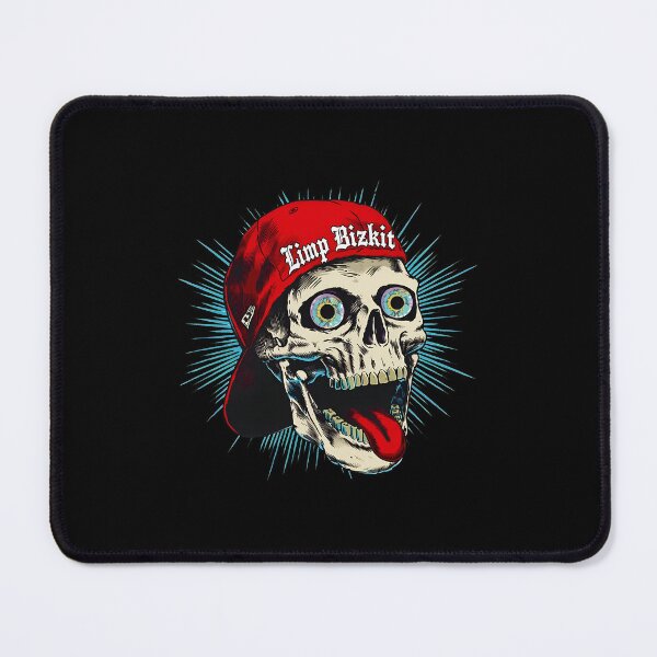 Item preview, Limps Bizkits Skull Red Cap Tongue Out Aggressive  designed and sold by FleshAndBloods.