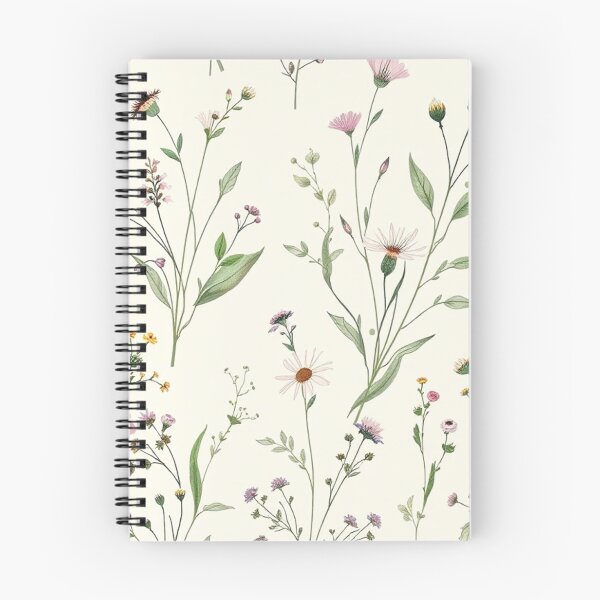 Item preview, Airy Green Stem Minimal Floral Pattern designed and sold by IntelliMindDesigns.