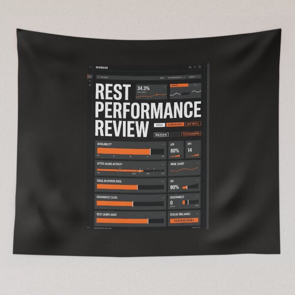 Artikelvorschau, Rest Performance Review Dark Dashboard UI entworfen und verkauft von SplashTastic.